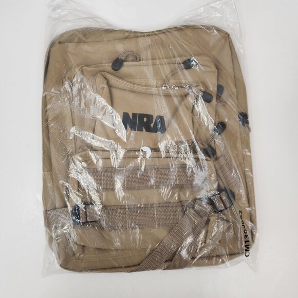NEW NRA Multipocket Adjustable Strap Backpack Bookbag - Picture 1 of 5